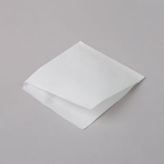 Бумажные пакеты для гамбургера 165x165мм с PE слоем, белые 100шт/упак