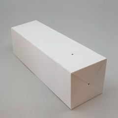 White paper PopUp Gift Box without a ribbon 115x115x380mm