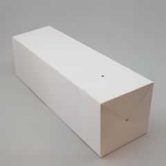 White paper PopUp Gift Box without a ribbon 115x115x430mm