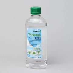 Ethanol solution 70% for hands and surfaces disinfection, bottle 0,5L