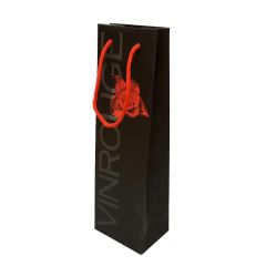 Paper bottle bag Red Wine 120+90x390mm