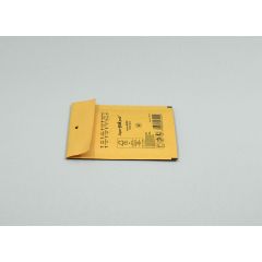 Бумажные конверты с пузырьковой пленкой 100x165мм, B/11, желтая 