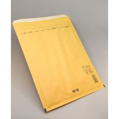 Бумажные конверты с пузырьковой пленкой 270x360мм, H/18, желтая 