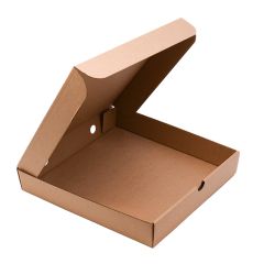 Brown cardboard pizza box 240x240x40mm, 50pcs/pack