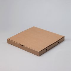 Brown cardboard pizza box 210x210x40mm, 50pcs/pack