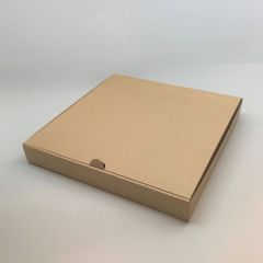 Brown cardboard pizza box 300x300x40mm, 50pcs/pack