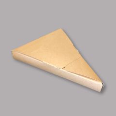 Brown cardboard pizza triangle 200x150x25mm, 400pcs/pack