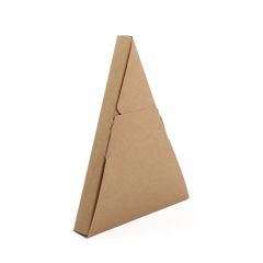 Brown cardboard pizza triangle 200x150x25mm, 400pcs/pack