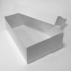 Koogikarbi põhi nr 4, 240x160x80mm, valge kartong, pakis 200tk