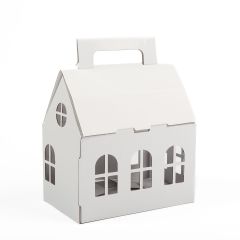 Cardboard box House for sweets 200x130x210mm