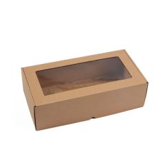 Brown cardboard giftbox 320x165x93mm