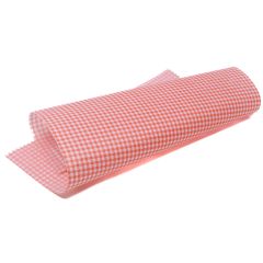 Rasvakindel paber punase ruudline 320x380mm pakis 1000tk