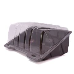 Kaanega koogikarp  BL1508 pruun-läbip. 150x80mm, PET, kast 320tk