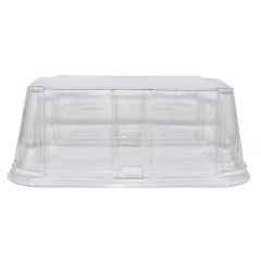 Clear rPET lid for container160x85x60mm, 400pcs