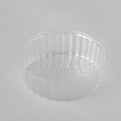 Clear SL806 OPS round deli container 450ml, ø133mm, 50pcs/pack