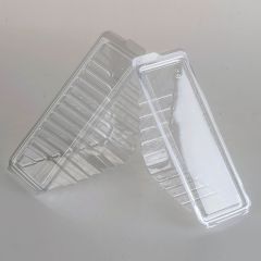 Пластиковые контейнеры для сендвичей 160x55x85мм, прозрачные PET, 500шт/коробка