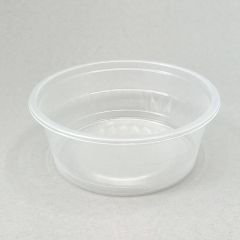 Transparent round deli container 365ml, ø124mm, H50mm, PP, 650pcs/box