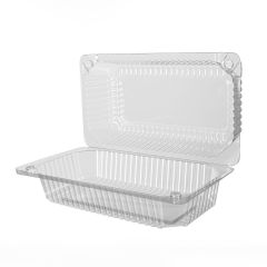 Cake containerwith lid 210x100x80mm, PET,500psc