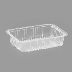 Container MW 750ml, 160x107x40mm, transp, PP, 50pcs/pack