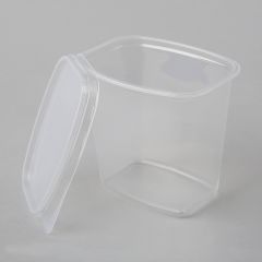 Greiner container 1000ml, 139x102mm, transp, PP, 504pcs/box