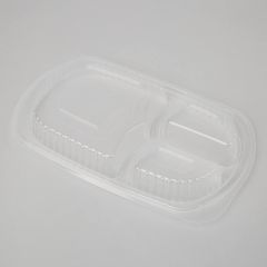 Transp. lid for hot food container M9200, PP, 400pcs/box