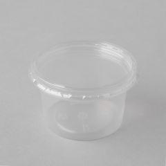 Transparent PP degustation cup with lid ø49mm, 30ml, 50pcs/pack