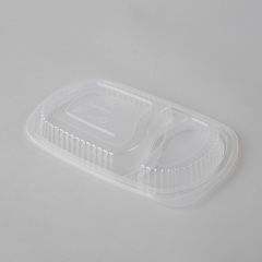 Transp. lid for hot food container M-8010, PP, 100pcs/pack