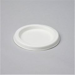 Lid for white sugarcane sauce container ø70mm, 50pcs/pack