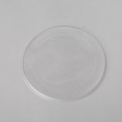 Clear flat lid for ø178mm round deli container, OPS, 500pcs/box