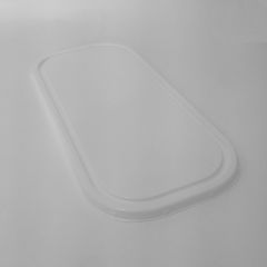White plastic lid for Napoli icecream container, PP