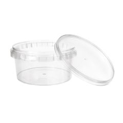 Контейнер с крышкой, круглый, PP, 500мл, 250шт