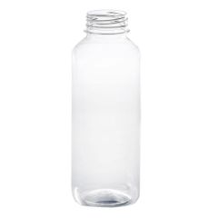 Kandiline plastpudel, ilma korgita,1L, kael 38mm, PET/RPET,pakis 70tk