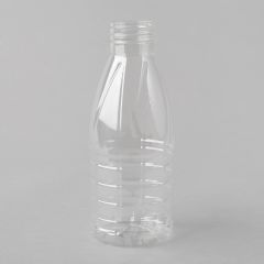 Clear plastic bottle 500ml, ø 38mm, PET, 120pcs/pack