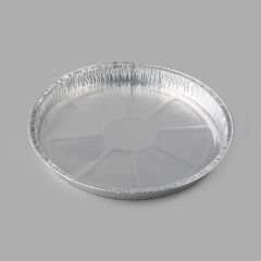 Foil dish C5-26G, round 640ml, ø195mm, H25mm, 100pcs/pack