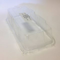Clear dome cover for catering tray 350x160mm, rPET, 25pcs/pack