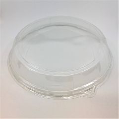 Clear rPET dome cover for catering tray ø260mm, 21pcs/pack