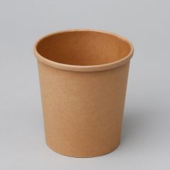 Brown kraft soup cup 350ml, ø90mm, 25pcs/pack