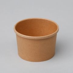 Brown kraft soup cup 225ml, ø96mm, 50pcs/pack