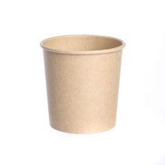 Brown kraft soup cup 770ml, ø117mm, 25pcs/pack