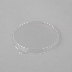 Clear flat lid for round deli container SL809, OPS, 1000pcs/box
