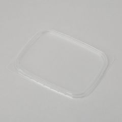 Lid for 108x82mm deli container, transp, PP, 100pcs/pack