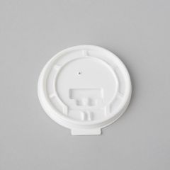 White PS lid for foam cup ø 80mm, 100pcs/pack