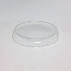 Clear lid for ø 95mm round dessert cup, height 13mm, PS, 1472pcs/box
