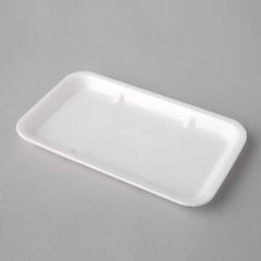 White foam tray 73, 225x135x16mm, EPS, 800pcs/box