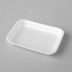White foam tray 70, 180x135x16mm, EPS, 1000pcs/box