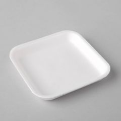 White foam tray 60, 135x135x16mm, EPS, 1000pcs/box