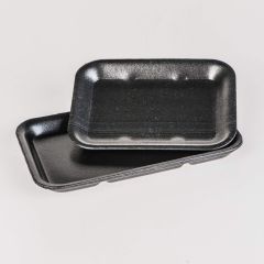 Black foam tray 60, 135x135x16mm, EPS, 1000pcs/box