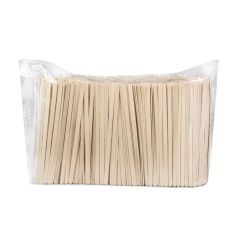 Puidust lapik segamispulk 140mm, pruun, pakis 1000tk