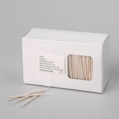 Individually wrapped plain toothpicks 65mm, 1000pcs/pack