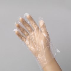 Disposable gloves, size L, HDPE, pack 100 pcs.